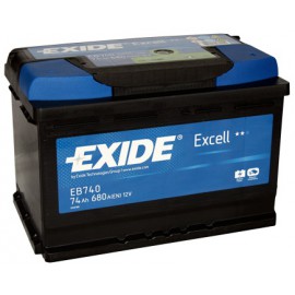 Exide Excell EB740 / 74Ah 680A